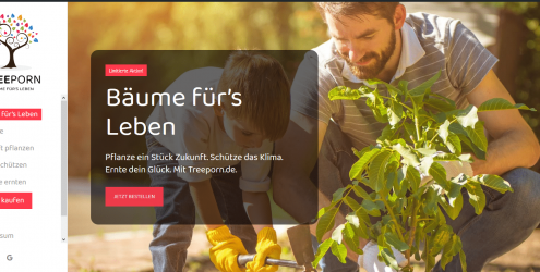 Screenshot von treeporn.de